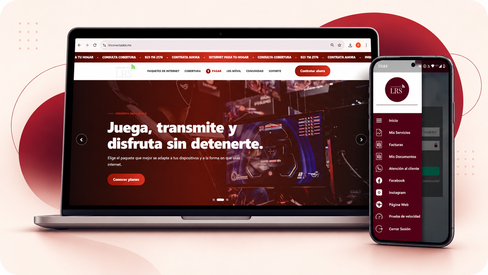 App o portal para clientes LRS